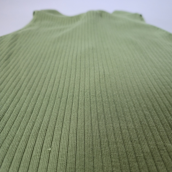 August Silk Green Ribbed Embellished Tank Top - Picture 8 of 9